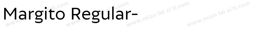 Margito Regular字体转换